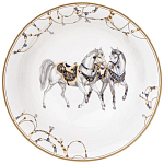 Сервиз обеденный из фарфора с изображением лошадей на 6 персон 23 предмета Porcelain Horse Set варинант исполнения - 6 | Loft Concept в Ижевске
