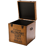 Сундук кожаный в винтажном стиле Brown Leather Chest варинант исполнения - 2 | Loft Concept в Ижевске