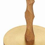 Торшер с цилиндрическим тканевым абажуром на каркасе волнистой формы Rotation варинант исполнения - 2 | Loft Concept в Ижевске