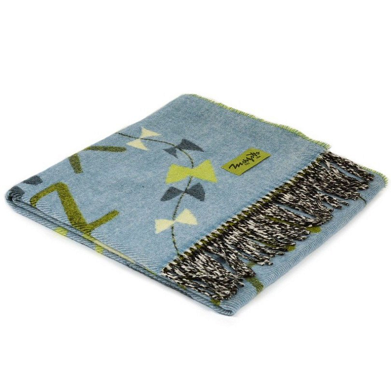 Плед ALP 2 Marzotto Серо-голубой в Ижевске | Loft Concept 