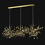 Люстра подвесная из трех частей с металлическими круглыми элементами Terzani Argent варинант исполнения - 4 | Loft Concept в Ижевске