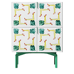 Тумба  с рисунком ShortT Pina Colada Green варинант исполнения - 1 | Loft Concept в Ижевске