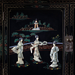 Комод в китайском стиле Chinese Black Chest of Drawers Нидерланды варинант исполнения - 2 | Loft Concept в Ижевске