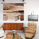 Тканый вручную монументальный настенный гобелен Earth Flow варинант исполнения - 4 | Loft Concept в Ижевске