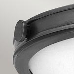 Потолочный светильник в форме неглубокой чаши с белым плафоном Hinkley варинант исполнения - 3 | Loft Concept в Ижевске