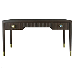 Письменный стол Elsa Dreams Walnut Шпон дерево с двумя ящиками варинант исполнения - 5 | Loft Concept в Ижевске