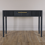 Элегантная Консоль Primo с выдвижным ящиком Черный дуб варинант исполнения - 1 | Loft Concept в Ижевске