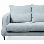 Диван Seldon с мягкими подушками голубое букле варинант исполнения - 4 | Loft Concept в Ижевске