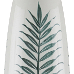 Настольная лампа овальная с тропическим принтом Stylized Aalm Leaves Motif варинант исполнения - 1 | Loft Concept в Ижевске