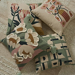 Подушка с цветочным принтом Blooming Elegance Lily варинант исполнения - 5 | Loft Concept в Ижевске