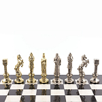 Шахматы Ренессанс с доской из натурального мрамора Decorative Thematic Chess варинант исполнения - 2 | Loft Concept в Ижевске