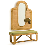 Скамья из ротанга с подушкой Mattia Rattan Bench варинант исполнения - 5 | Loft Concept в Ижевске