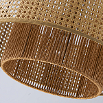 Подвесной светильник с абажуром из плтеного бамбука Light Inside the Cell варинант исполнения - 9 | Loft Concept в Ижевске