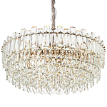 Круглая многоярусная люстра с хрустальным декором Cascade Waterfall Chandelier 18 варинант исполнения - 1 | Loft Concept в Ижевске