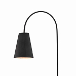 Торшер с изогнутым корпусом на бетонном основании Black Portland варинант исполнения - 1 | Loft Concept в Ижевске