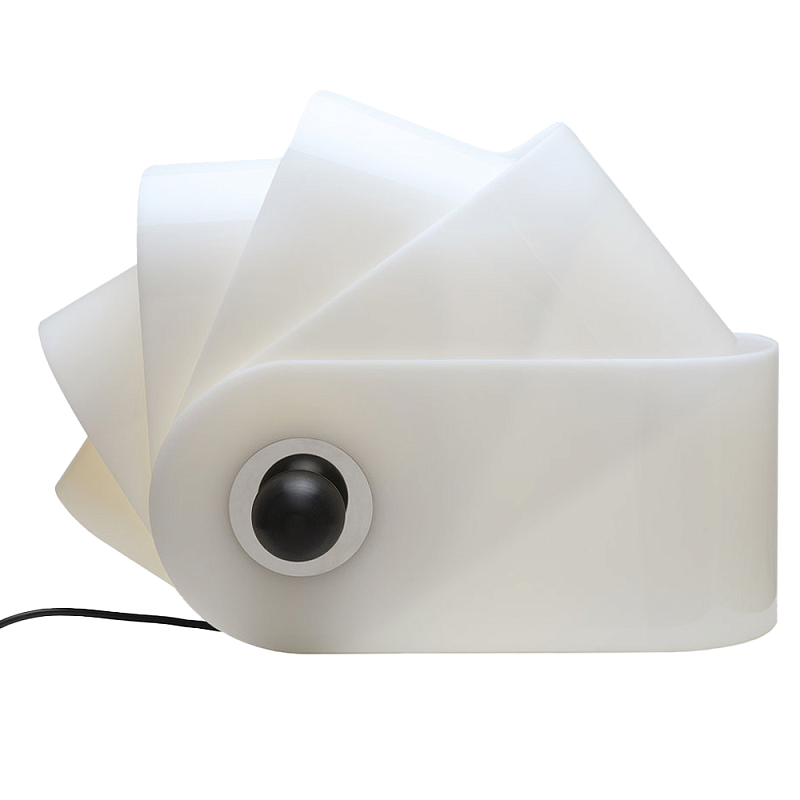 Настольная дизайнерская лампа Poltronova Ghepre Table Lamp Прозрачный белый Прозрачный красный в Ижевске | Loft Concept 