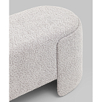 Банкетка Taks букле светло-серый варинант исполнения - 3 | Loft Concept в Ижевске