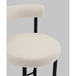 Стул полубарный Floreo букле молочный варинант исполнения - 2 | Loft Concept в Ижевске