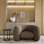 Дизайнерское полукруглое мягкое кресло CINNAMON Armchair варинант исполнения - 3 | Loft Concept в Ижевске