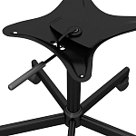 Стул с мягкой обивкой из велюра и подъемно-поворотным механизмом на колесиках Mason Green and Yellow варинант исполнения - 6 | Loft Concept в Ижевске