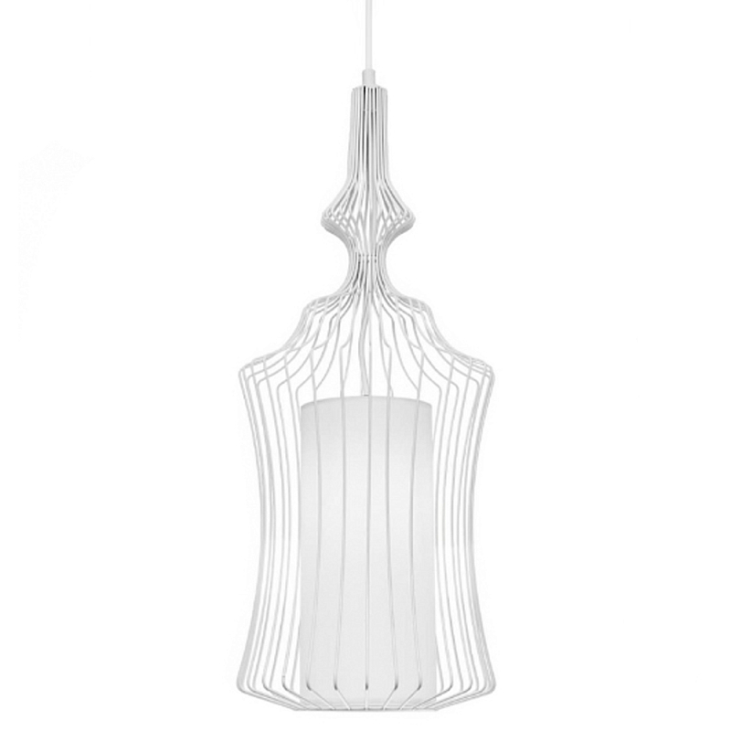 Подвесной светильник Wire Dream Pendant 4 Белый Белый Подвесной светильник Wire Dream Pendant 4 Белый Белый в Ижевске | Loft Concept
