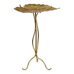 Столик приставной с столешницей Тропический лист Tropical Forest gold варинант исполнения - 1 | Loft Concept в Ижевске