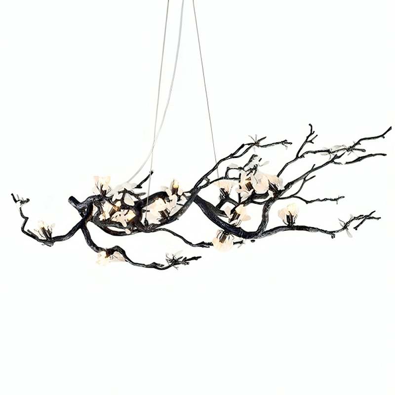 Люстра в виде ветки дерева Tree Shaped Chandelier Черный Люстра в виде ветки дерева Tree Shaped Chandelier Черный в Ижевске | Loft Concept