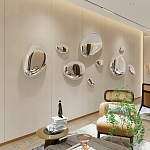 Абстрактная скульптура на стену в виде капли воды Water Outline варинант исполнения - 3 | Loft Concept в Ижевске