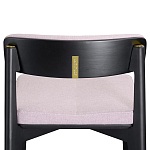 Барный стул из массива ясеня с обивкой из рогожки Elegant Ash Shape варинант исполнения - 4 | Loft Concept в Ижевске