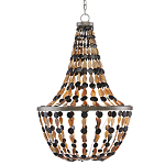 Люстра каплевидной формы с подвесками в виде декоративных бусин Flat Beads варинант исполнения - 2 | Loft Concept в Ижевске