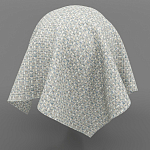 Мебельная ткань Шенилл голубой цвет 142 см T4-45 варинант исполнения - 9 | Loft Concept в Ижевске