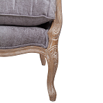 Кресло Ava Classical Armchair brown and grey velour варинант исполнения - 6 | Loft Concept в Ижевске