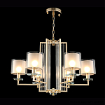 Люстра с 6-ю цилиндрическими плафонами из стекла Laurent варинант исполнения - 2 | Loft Concept в Ижевске