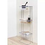 Полка напольная трехъярусная для ванной Bathroom Floor Shelf варинант исполнения - 1 | Loft Concept в Ижевске