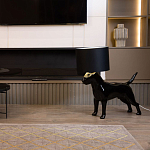 Лампа COLLECTION OF DOGS с абажуром Бультерьер варинант исполнения - 8 | Loft Concept в Ижевске
