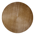 Журнальный столик с круглой фактурной столешницей из натурального дерева Vortex варинант исполнения - 2 | Loft Concept в Ижевске