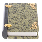 Шкатулка в виде книги из натурального камня змеевик Stone Casket варинант исполнения - 1 | Loft Concept в Ижевске