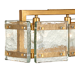 Люстра прямоугольная из толстого литого стекла Cast Glass варинант исполнения - 3 | Loft Concept в Ижевске