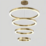 Люстра Light Ring Vertical Латунь варинант исполнения - 1 | Loft Concept в Ижевске