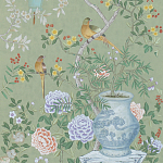 Обои ручная роспись Temple Newsam Mercury Grey варинант исполнения - 3 | Loft Concept в Ижевске