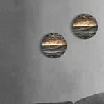 Бра в форме диска из керамогранита Eclipse of Celestial Bodies варинант исполнения - 5 | Loft Concept в Ижевске