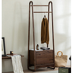 Вешалка деревянная с 2- мя ящиками Moon Walnut Furniture варинант исполнения - 2 | Loft Concept в Ижевске