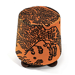 Пуф Wakonda Terracotta Tiger Mountain с Круглыми ножками  варинант исполнения - 2 | Loft Concept в Ижевске