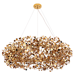 Люстра подвесная круглая с многочисленными металлическими круглыми элементами Terzani Argent варинант исполнения - 4 | Loft Concept в Ижевске