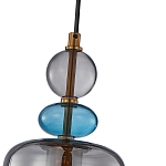 Подвесной светильник со стеклянным плафоном дымчатого цвета Prestige варинант исполнения - 4 | Loft Concept в Ижевске