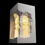 Встраиваемый в стену гипсовый светильник под покраску с колоннами и арками в античном стиле Antiquity Athena варинант исполнения - 7 | Loft Concept в Ижевске