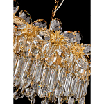 Люстра с декоративными элементами в виде крупных хрустальных цветов Palace Gardens варинант исполнения - 3 | Loft Concept в Ижевске