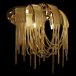 Бра с металиическими цепочками и дугообразными элементами Atlantis Chain варинант исполнения - 12 | Loft Concept в Ижевске