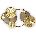 Панно настенное Blank Sheet Golden Orbit варинант исполнения - 1 | Loft Concept в Ижевске