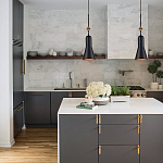  Подвесной светильник черного матового цвета с конусным плафоном 65 см Elstead Lighting варинант исполнения - 9 | Loft Concept в Ижевске